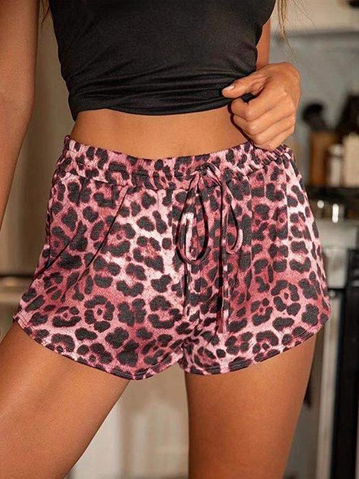 Women's Leopard Printed Shorts
