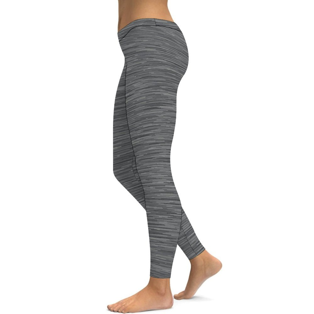 Yoga Leggings Tummy Control High Waist Stretchable Workout Pants Matte Printed